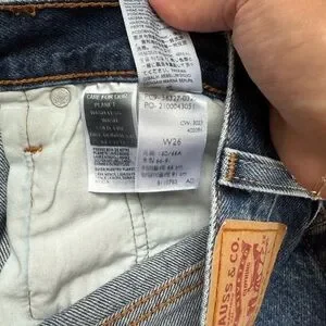 Levi's Classic 501 Blue Denim Jeans